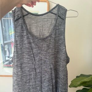 Lululemon Athletica Gray Sleeveless Tank Top with Melange Effect